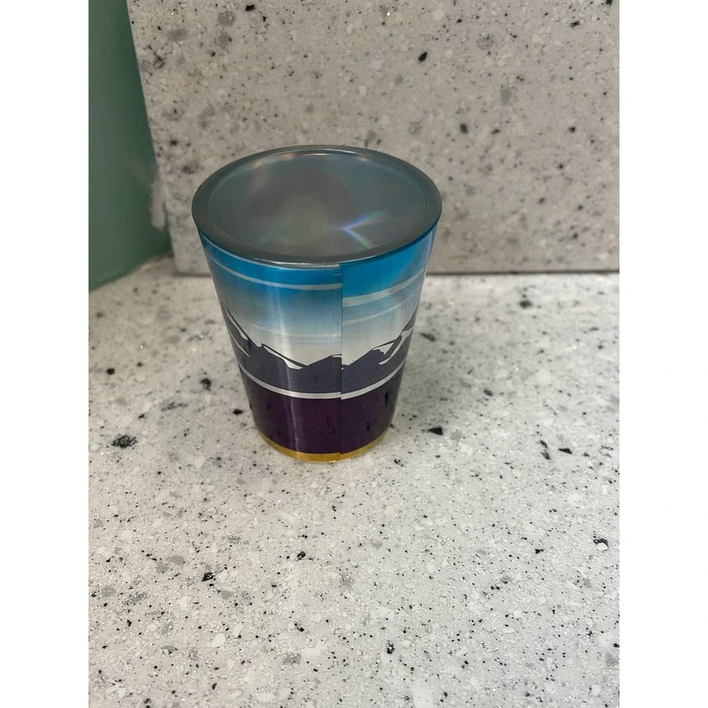 Colorado beauriful mountainous scene glass  shot glass